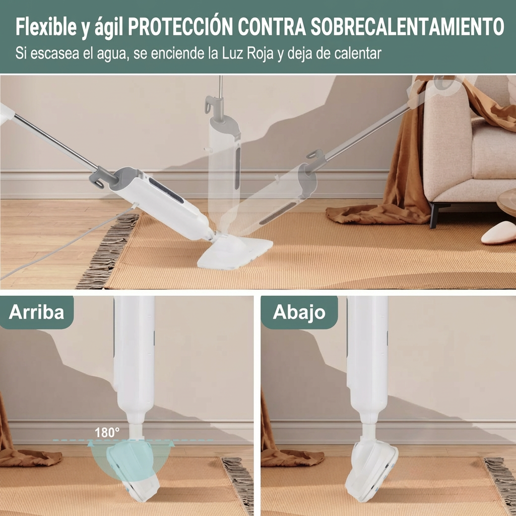 Mopa Limpiador Rociador Trapeador | Limpieza Profunda y Sin Esfuerzo en Todo Tipo de Pisos