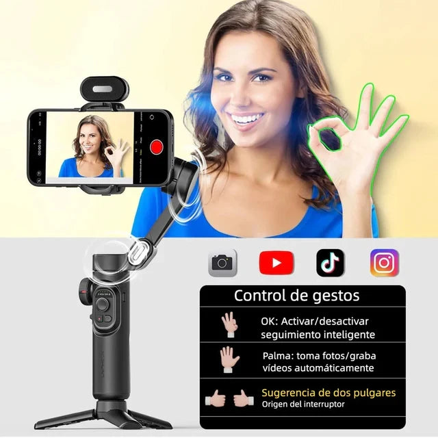 TRÍPODE SOPORTE EXTENSIBLE ORIGINAL con Control Bluetooth – Fotos y Videos Estables a Distancia