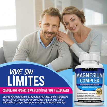 OFERTA 2X1 | Magnesio Complex™ 8 en 1 - Equilibrio Corporal Completo 1000mg