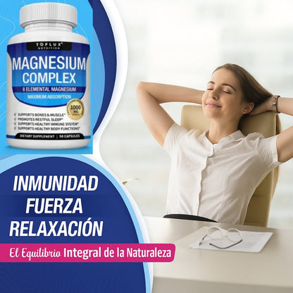OFERTA 2X1 - Magnesio Complex™ 8 en 1 : Equilibrio Corporal Completo 1000mg