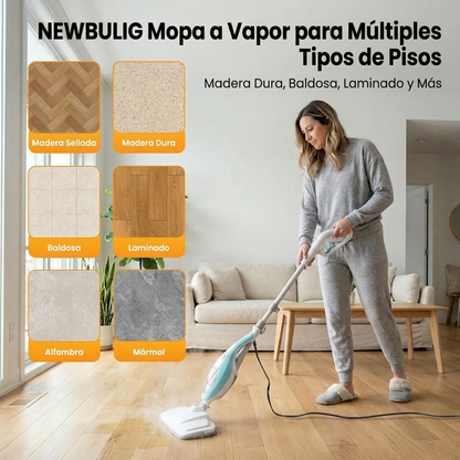 Mopa Limpiador Rociador Trapeador- Limpieza Profunda y Sin Esfuerzo en Todo Tipo de Pisos